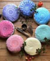 Polštářky 7 barev čaker